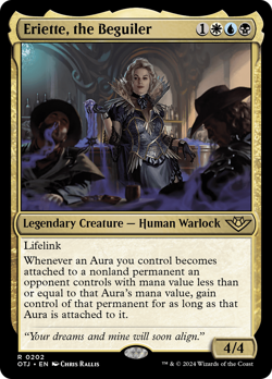 Eriette, the Beguiler MTG EDH Commander Deck! Esper Auras! - Image 3