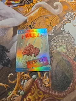 Brain Freeze Foil MTG Encyclopedia Secret Lair - NM - - Image 1