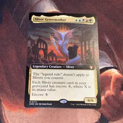 Sliver Gravemother X1 Mtg Commander Masters Nm Extended Art - Image 1