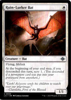 Ruin-Lurker Bat U Normal The Lost Caverns of Ixalan 33 NM - Image 1