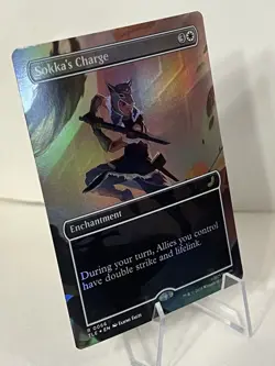 1x - Sokka's Charge - FOIL BORDERLESS #66 - Avatar: Eternal - NM MTG - Image 3