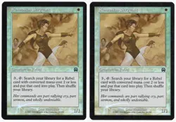 Ramosian Sergeant x2 2x 1999 Mercadian Masques FOIL White Creature MTG NM AZ1 - Image 1