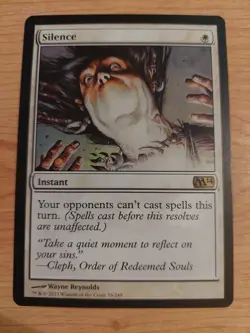 Silence - 35/249 (Magic 2014) - Very Lightly Played VLP - Rare - Image 1