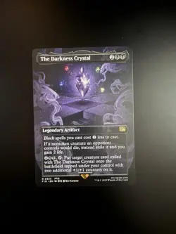 MTG Final Fantasy English The Darkness Crystal Borderless 0335 Non-Foil - Image 1