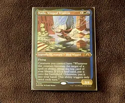 Magic The Gathering Nadu, Winged Wisdom 0491 Etched Foil Rare - Image 2