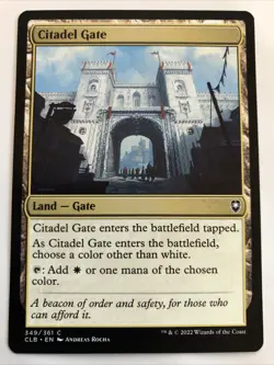 MTG Commander Legends Baldur's Gate Citadel Gate 349/361 LP - Image 1