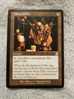 1x MTG Magic The Gathering TCG Claws of Gix - Time Spiral - Image 1