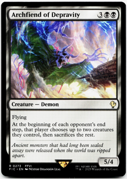 Archfiend of Depravity [Commander: Final Fantasy] MTG Magic - NM/M ???? - Image 3