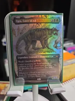 Ygra, Eater of All (Borderless) Bloomburrow Foil - Image 1