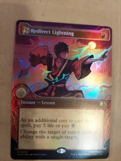 Redirect Lightning (Showcase) Avatar: The Last Airbender Foil - Image 1