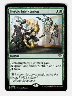 MTG: Heroic Intervention | Commander Masters 295 NM - Image 1