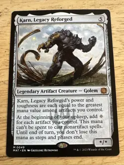 MTG - Karn, Legacy Reforged - Normal - MOM: The Aftermath- NM - Image 1