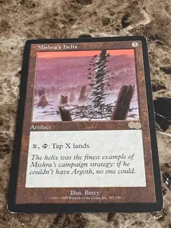 MISHRA'S HELIX Magic MTG Urza's Saga MP - Image 1