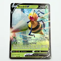 Beedrill V 001/189 Astral Radiance Ultra Rare Holo Pokemon TCG NM - Image 1