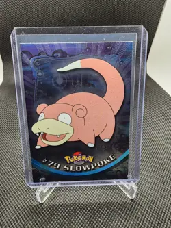 2000 Topps Pokemon TV Animation Edition Series 2 Slowpoke #79 Foil - Image 1