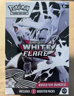 Pokemon TCG: Scarlet & Violet White Flare Factory Sealed Booster Bundle Box - Image 1