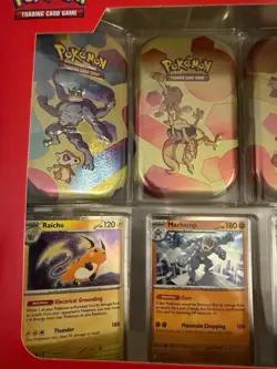 Pokemon TCG S&V 151 Mini Tin 4 Pack SEALED SAMS CLUB EXCLUSIVE - Image 3