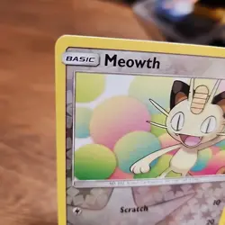 Meowth 125/181 Sun & Moon Reverse Holo LP-NM Pokemon TCG - Image 2