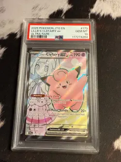 PSA 10 Lillie's Clefairy ex 173/159 - Pokemon Journey Together (FAST SHIPPING!) - Image 1