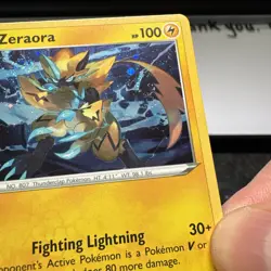 Pokemon Zeraora 061/185 Vivid Voltage Cosmos Holo Rare NM swirl 💫🌀 - Image 2