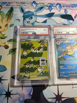Pokemon Pidgey 207 Pidgeotto 208 Pidgeot 225 PSA 9 Obsidian Flames SIR - Image 3