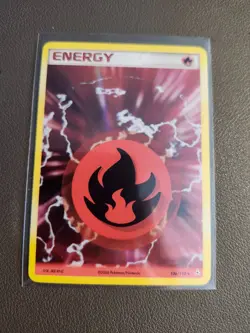 Fire Energy Reverse Holo 106/110 LP Pokemon Holon Phantoms Fast Ship! - Image 1