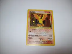 Moltres 12/62 Holo Fossil Vintage 1999-2000 Pokemon TCG HP Free Shipping - Image 1