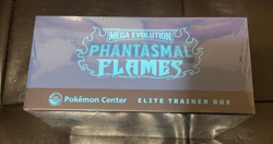 Phantasmal Flames, Pokemon Center Exclusive Elite Trainer Box, ETB Sealed - Image 3