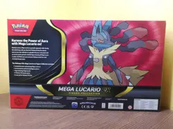 Pokemon TCG Mega Lucario Ex Figure Collection Box Brand New Sealed UK - Image 2