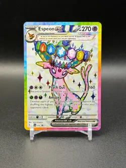 Pokemon Espeon ex SVP 175 Premium Figure Collection Black Star Promo - Image 1