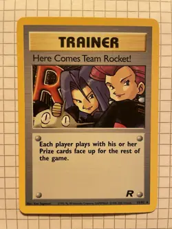 Pokemon TCG Here Comes Team Rocket! Trainer Holo Rare 15/82 - Image 1