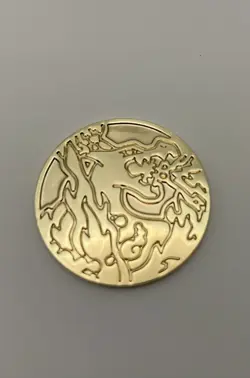 Pokemon TCG Charizard Ultra Premium Collection UPC Metal Gold Coin - Image 1