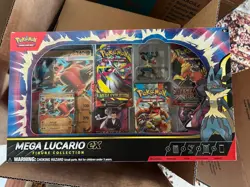 Pokemon TCG Mega Lucario ex Premium Figure Collection Box Sealed Case - Image 2
