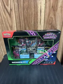 Pokemon TCG Greninja EX Shrouded Fable Collection Box, Sealed SPANISH VER. - Image 1