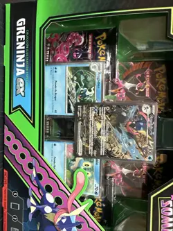 Pokemon TCG Greninja EX Shrouded Fable Collection Box, Sealed SPANISH VER. - Image 4