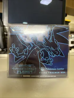 Phantasmal Flames Pokemon Center Exclusive ETB Elite Trainer Box Factory Sealed - Image 1