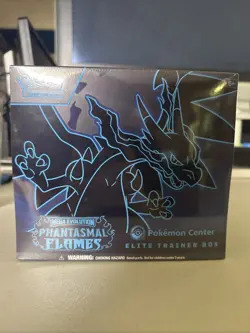 Phantasmal Flames Pokemon Center Exclusive ETB Elite Trainer Box Factory Sealed - Image 2