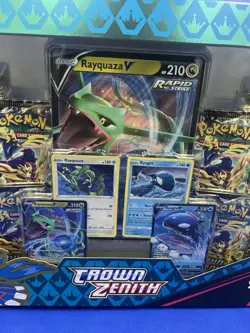 Pokemon TCG 14-Pack Crown Zenith Sea & Sky Premium Collection Box New Sealed - Image 3