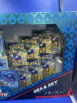 Pokemon TCG 14-Pack Crown Zenith Sea & Sky Premium Collection Box New Sealed - Image 4
