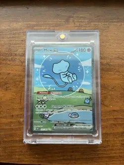 Pokemon TCG Paldean Fates Bubble Mew EX 232/091 Special Illustration Rare SIR NM - Image 1
