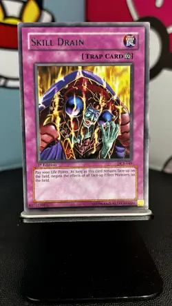 Yugioh Skill Drain TCG Dark Crisis 2003 DCR-049 1st Edition Vintage - Image 1