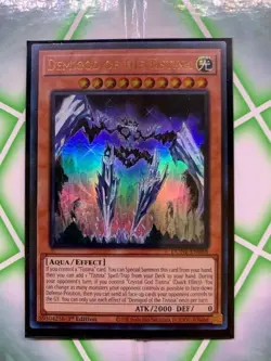 Yugioh! Demigod of the Tistina DUNE-EN088 Ultra Rare 1st Edition Near Mint - Image 1