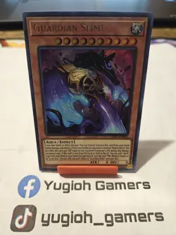 Yu-Gi-Oh Guardian Slime LED7 1st Edition Ultra Rare Light Played - Image 1
