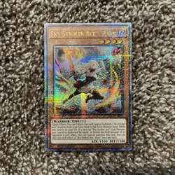 Yu-gi-oh! Sky Striker Ace - Raye (New Art) Quarter Century Rare QCR RA04-EN026 - Image 1