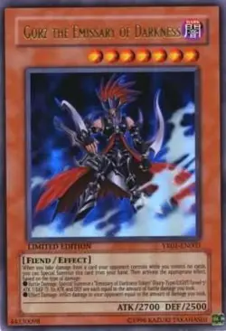 Yugioh! MP Gorz the Emissary of Darkness - YR01-EN003 - Ultra Rare - Promo Editi - Image 1