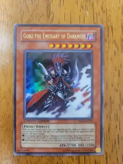 Gorz the Emissary of Darkness YR01-EN003 Yu-Gi-Oh! R Manga Promo Limited Edition - Image 1