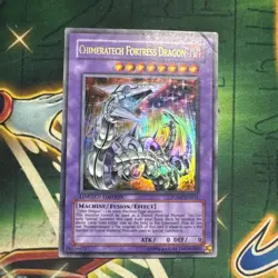 Yugioh! Chimeratech Fortress Dragon JUMP-EN031 Ultra Rare Limited Edition HP - Image 1