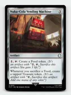 Nuka-Cola Vending Machine Universes Beyond: Fallout Magic The Gathering MTG Card - Image 1