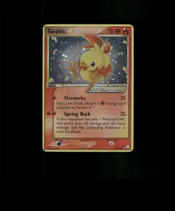 HOLO Torchic Card Torchic Pokemon Card READ DESCRIPTION BELOW p2 - Image 1