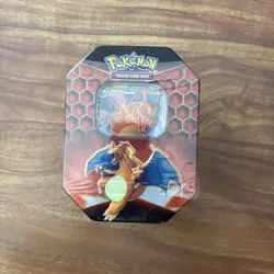 Pokemon Hidden Fates Tin Charizard GX Cover Card - Factory Sealed - Image 1